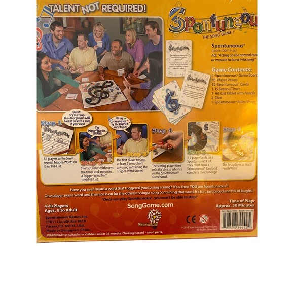 Spontuneous Game New - Picture 4 of 4